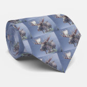 Cravate Trio d'orignaux (Roulé)