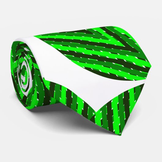 Cravate Trios de feuilles (Roulé)