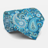 Cravate Trippy Hippy Retro Paisley (Roulé)