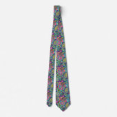 Cravate Trippy Hippy Retro Paisley (Dos)