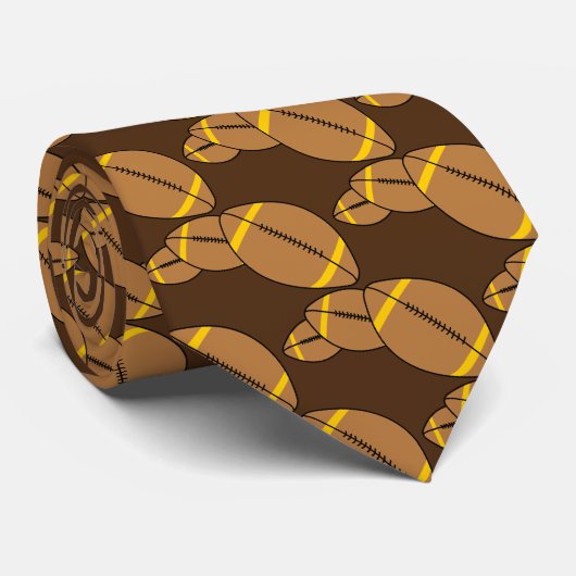 Cravate Trois Football (Roulé)