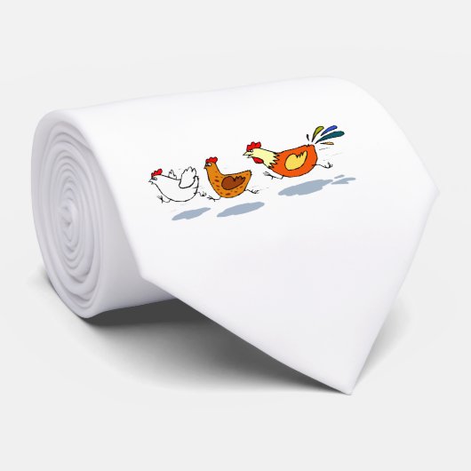 Cravate Trois poussins (Roulé)