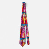 Cravate TROISIÈME MASQUE Vénitien Masquerade Aquarelle Nec (Devant)