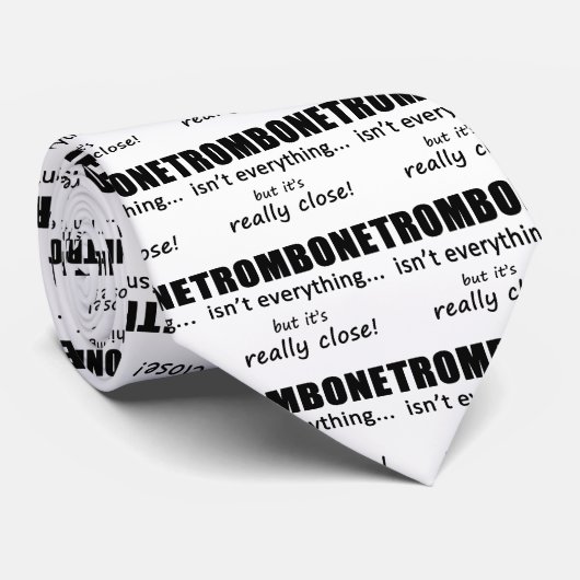 Cravate Trombone n'est pas tout (Roulé)