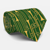 Cravate Trombone (vert) (Roulé)