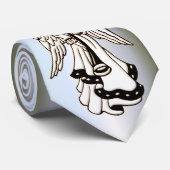 Cravate Trompette en laiton de Noël Angel (Roulé)