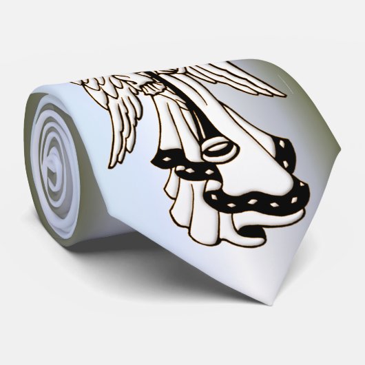 Cravate Trompette en laiton de Noël Angel (Roulé)