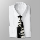 Cravate Trompette musicale de violon de piano (Attaché)