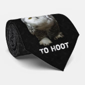 Cravate Trop chaud pour hululer (Roulé)