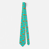 Cravate Tropical Clownfish & Bubbles Motif (Devant)