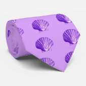 Cravate Tropical Moonlight Purple Shell (Roulé)