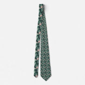 Cravate Tropical Paradise Palm Feuille Motif (Dos)