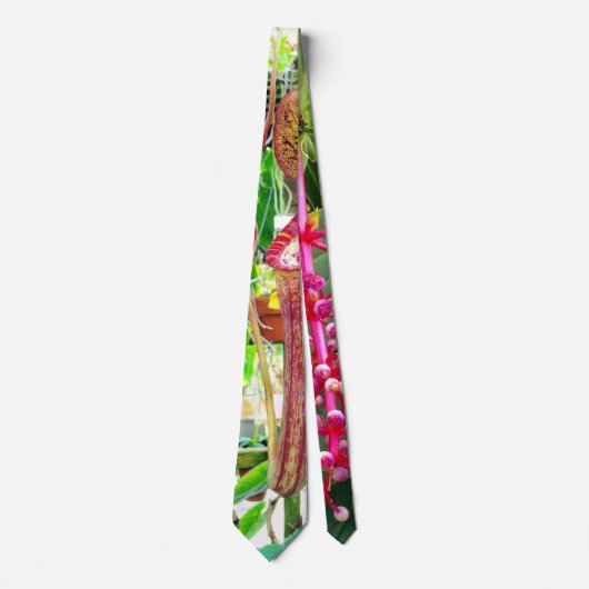 Cravate tropicale de fleurs (Devant)