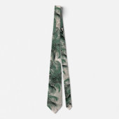 Cravate tropicale d'îles de feuille de frondes de (Devant)