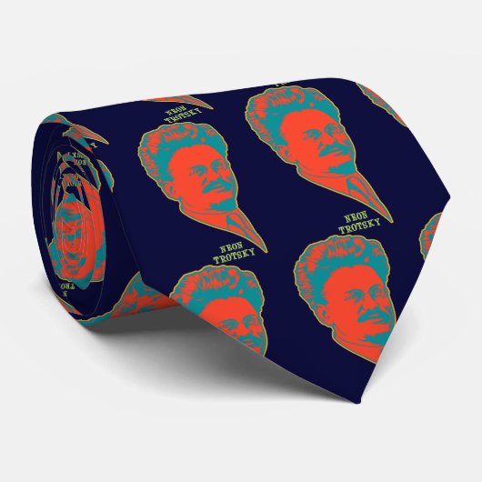 Cravate Trotsky au néon (Roulé)