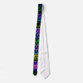 Cravate Trou Chevron Peint (Dos)