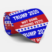 Cravate Trump 2020 gains non faits pourtant rouge, blanc (Roulé)