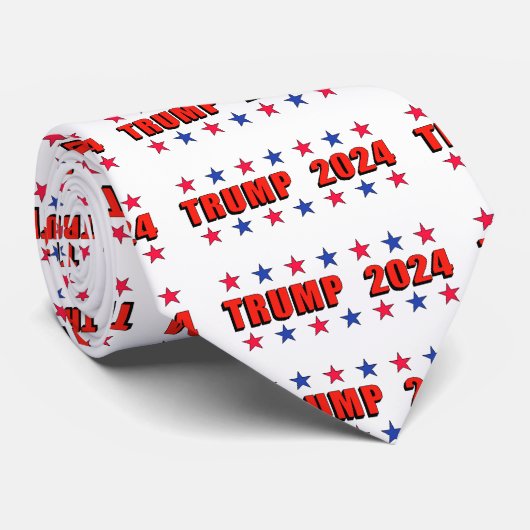 Cravate TRUMP 2024 Stars Neck Tie (Roulé)