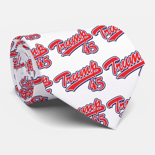 Cravate Trump 45 ! (Roulé)
