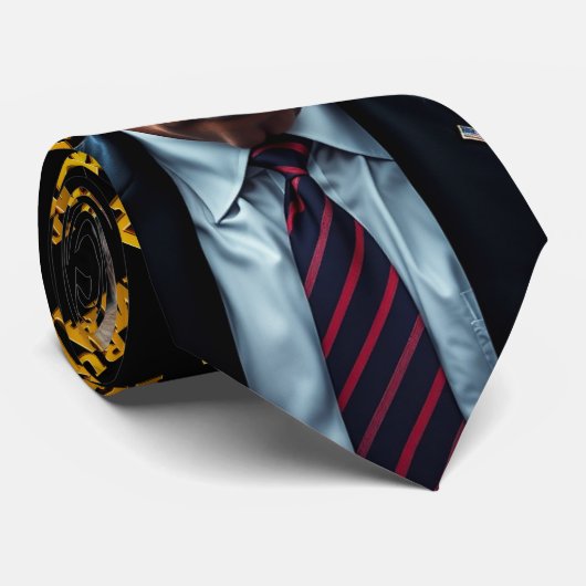 Cravate Trump MAGA (Roulé)