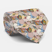 Cravate Trumpet Music Notes Fragments (Roulé)