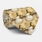 Cravate Trumpeter Yellow Magpie (Roulé)