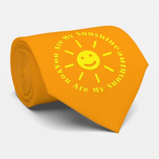 Cravate Tu Es Mon Soleil (Roulé)