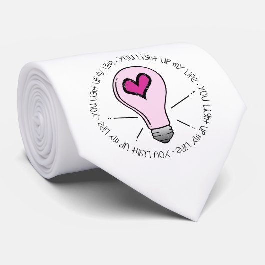 Cravate Tu Illumines Ma Vie (Roulé)