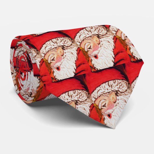 Cravate "TU VAUDRAIS MIEUX NE PAS FAIRE", PÈRE NOËL cravat (Roulé)