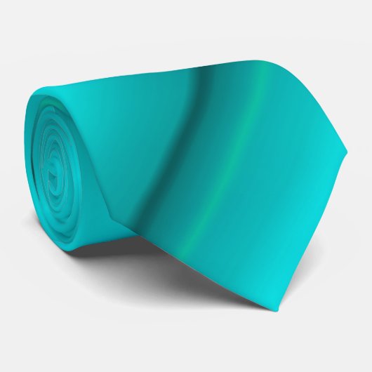 Cravate Tubes abstraits dans Teal (Roulé)