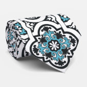 Cravate Tuile bleue portugaise (Roulé)