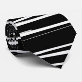 Cravate TUILE de BOIS D'ÉBÈNE ET d'IVOIRE (une conception (Roulé)