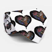 Cravate Tuile de coeur de conscience de drépanocyte - (Roulé)