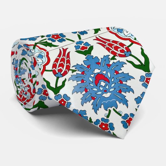 Cravate tuile de iznik (Roulé)