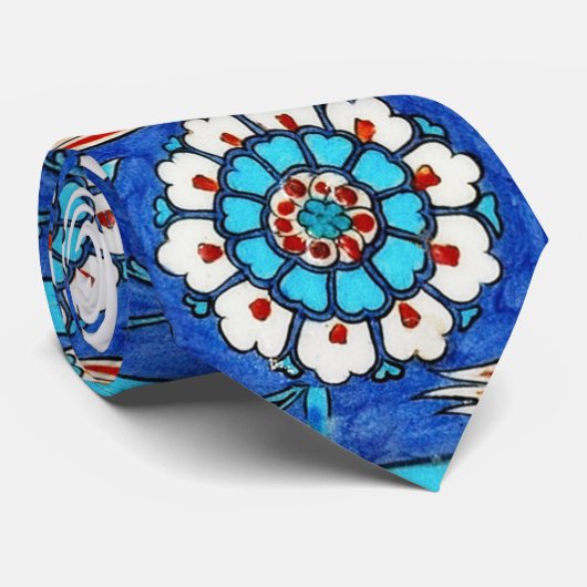 Cravate tuile de iznik (Roulé)