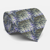 Cravate Tuiles de mosaïque de Guell du parc de Gaudi (Roulé)