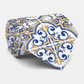 Cravate Tuiles portugaises 1 (Roulé)