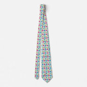 Cravate Tumbling Neo Memphis Style Formes Motif (Dos)