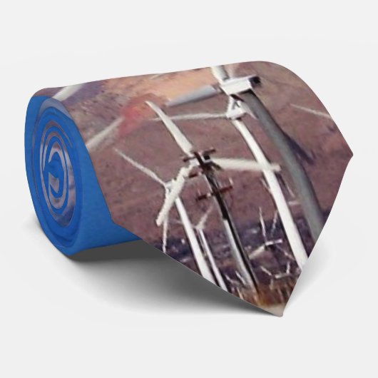 Cravate Turbines de vent (Roulé)