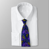 Cravate Turkish cucumbers abstract polka dot pattern  (Attaché)