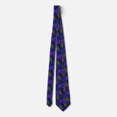Cravate Turkish cucumbers abstract polka dot pattern  (Dos)