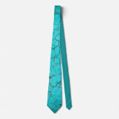 Cravate turquoise (Devant)