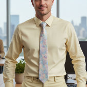 Cravate turquoise Blue et Gold Agate