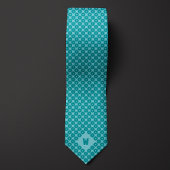 Cravate Turquoise Cog Décontracté