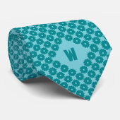 Cravate Turquoise Cog Décontracté (Roulé)