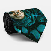 Cravate turquoise de pirate (Roulé)