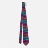 Cravate Turquoise Magenta Sienne Moderne (Dos)