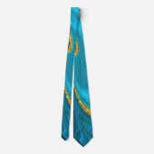 Cravate Turquoise Or Marbré Doré (Dos)