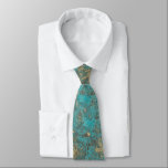 Cravate Turquoise Turquoise & Or Cuivre Vintage Antique<br><div class="desc">Cravate d'antiquité Vintage en cuivre Turquoise et or turquoise.</div>