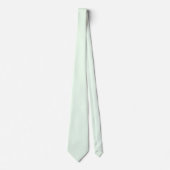 Cravate Turquoise Vert Doux Pale Blanc Pastel Couleur Soli (Devant)